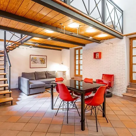 Trastevere Vintage Artistic Loft Appartement