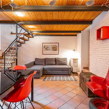 Apartmán Trastevere Vintage Artistic Loft Řím